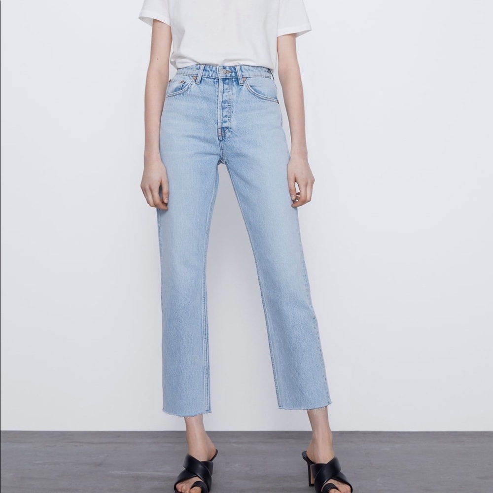Zara straight leg jeans